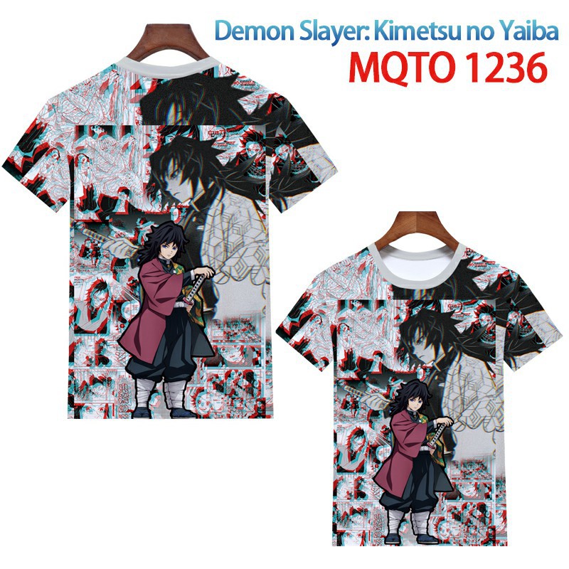 demon slayer anime 3d printed tshirt 2xs to 4xl