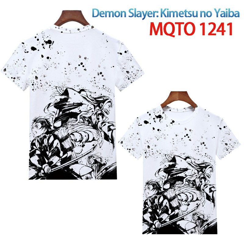 demon slayer anime 3d printed tshirt 2xs to 4xl