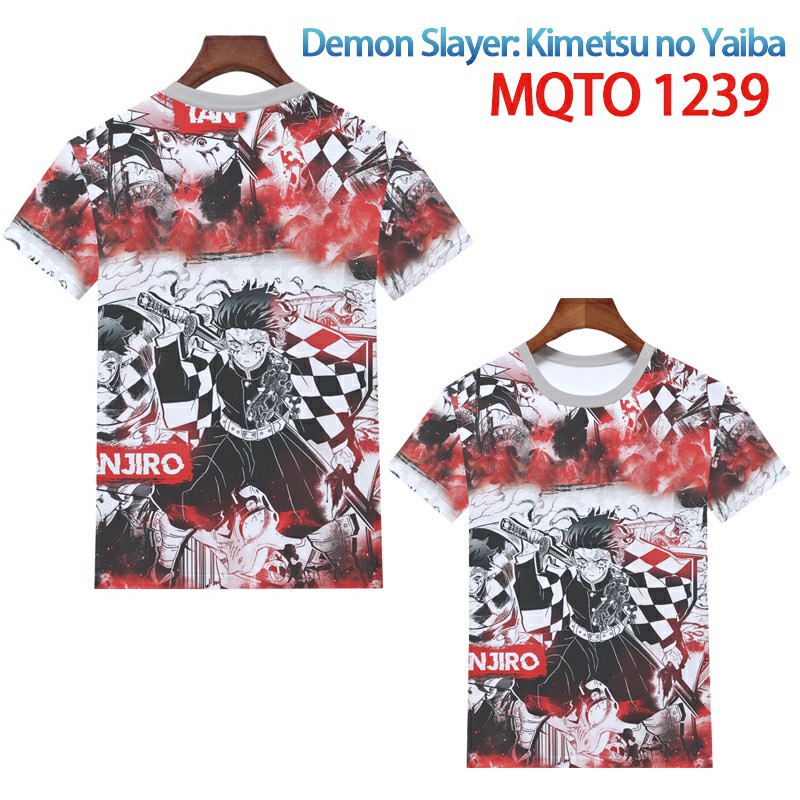 demon slayer anime 3d printed tshirt 2xs to 4xl