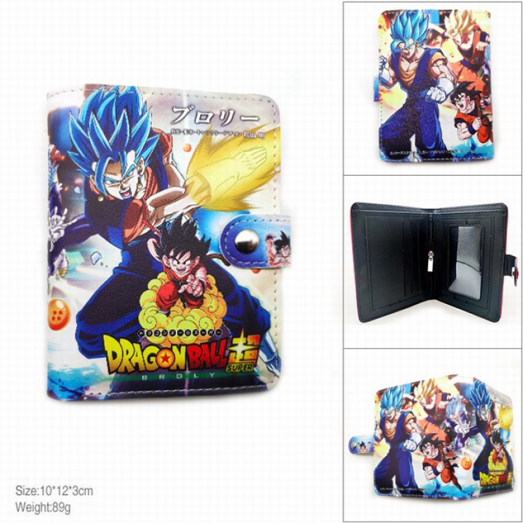 Dragon Ball Full color short button wallet 11X9.5CM 60G SH-147