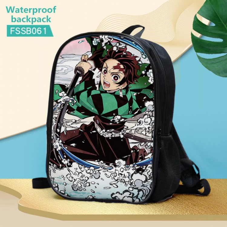 Demon Slayer Kimets Waterproof Backpack 30X17X40CM 0.5KG-FSSB061