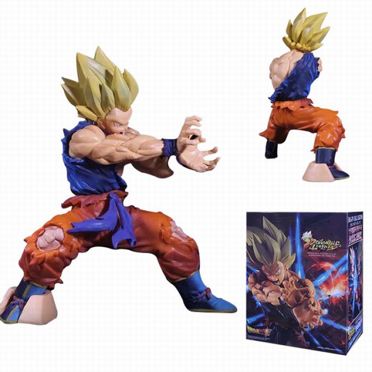 Dragon Ball Son Goku Boxed Figure Decoration Model 21CM 385G Color box size:20X15.9CM