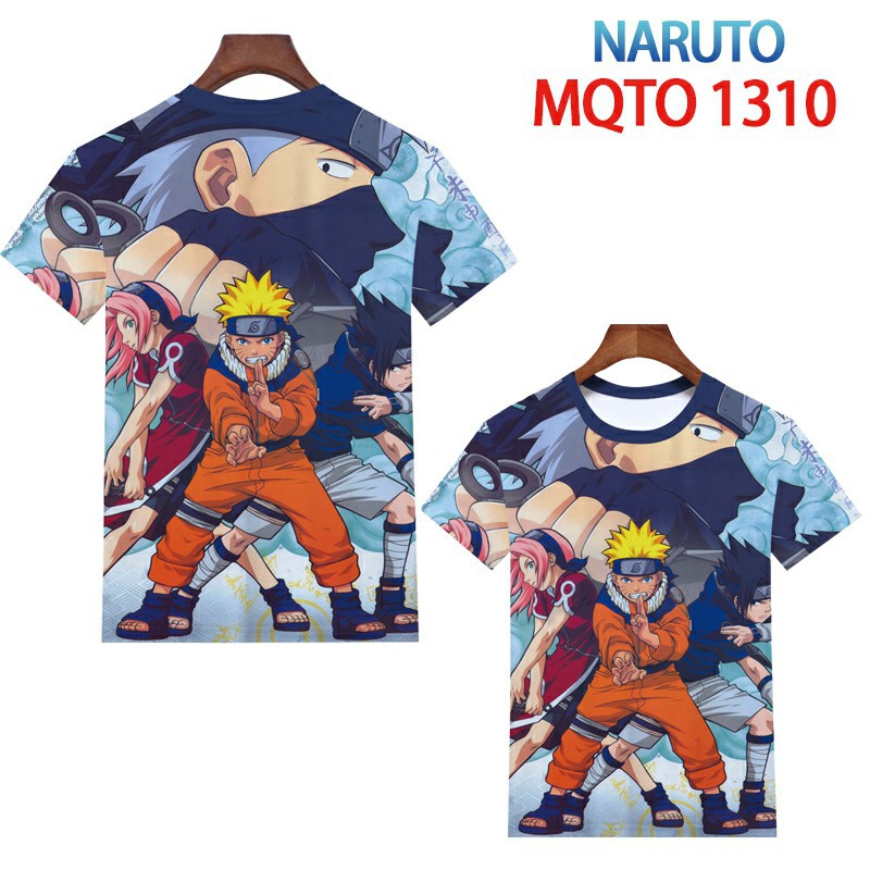 naruto anime 3d printed tshirt 2xs to 4xl