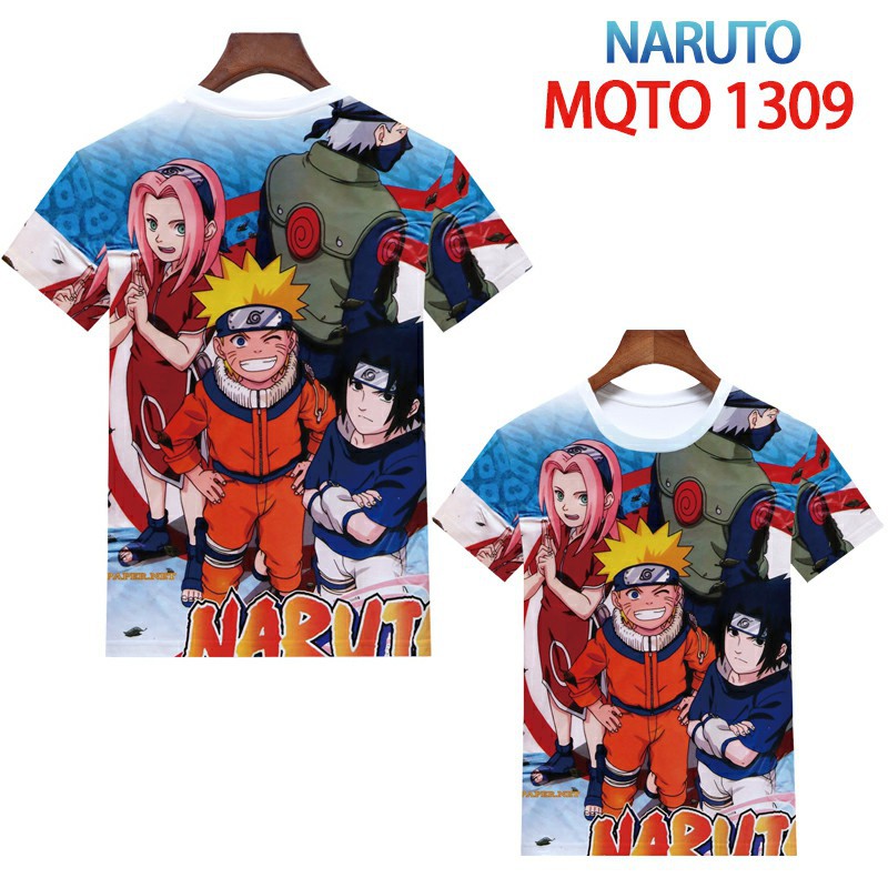 naruto anime 3d printed tshirt 2xs to 4xl