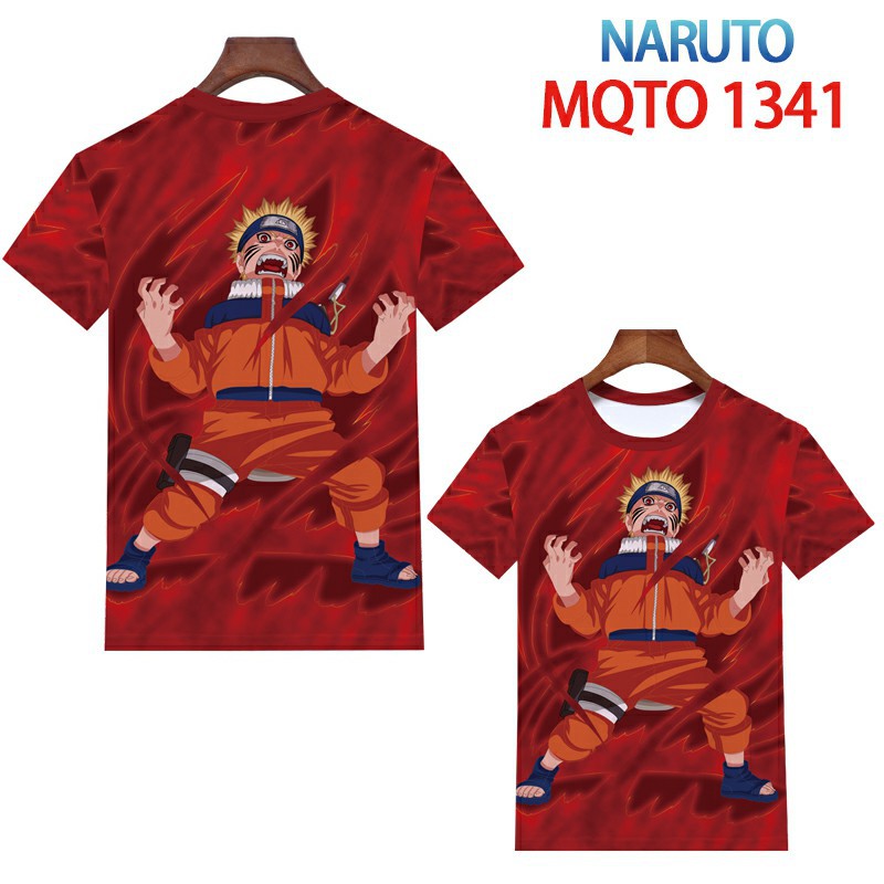 naruto anime 3d printed tshirt 2xs to 4xl