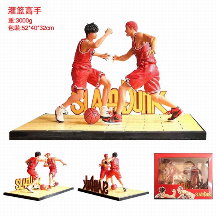 Slam Dunk Rukawa Kaede Boxed Figure Decoration Model 38CM 3KG