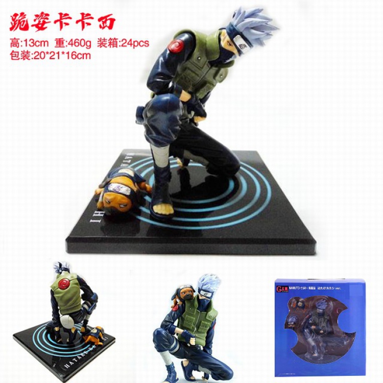 Naruto Hatake Kakashi Boxed Figure Decoration Model 13CM 0.46KG 20X21X16CM