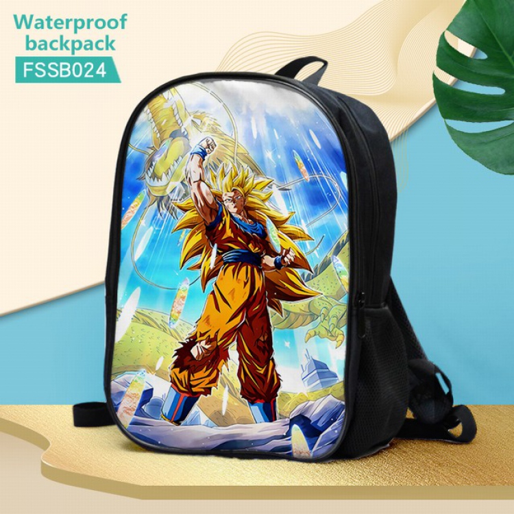 Dragon Ball Waterproof Backpack 30X17X40CM 0.5KG-FSSB03124