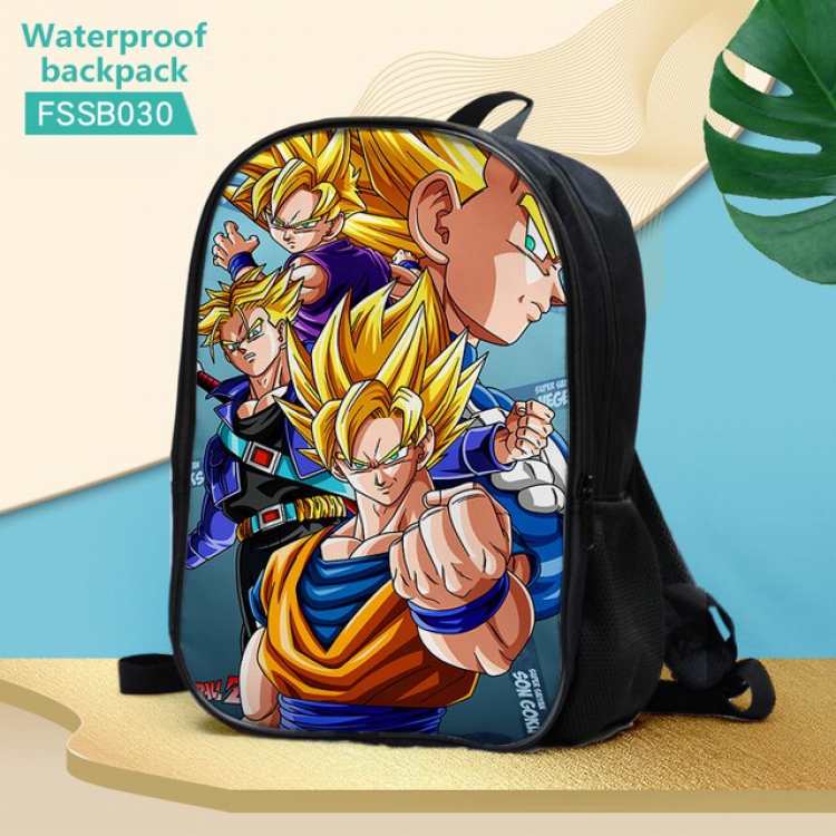 Dragon Ball Waterproof Backpack 30X17X40CM 0.5KG-FSSB03130