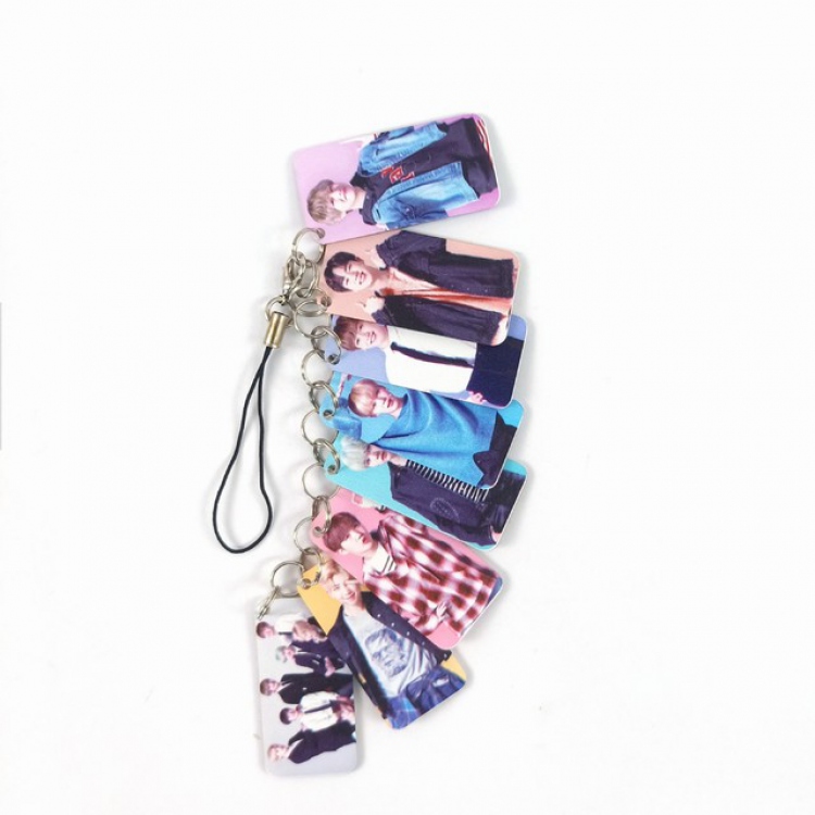 BTS Keychain pendant Hanging chain a set price for 5 pcs