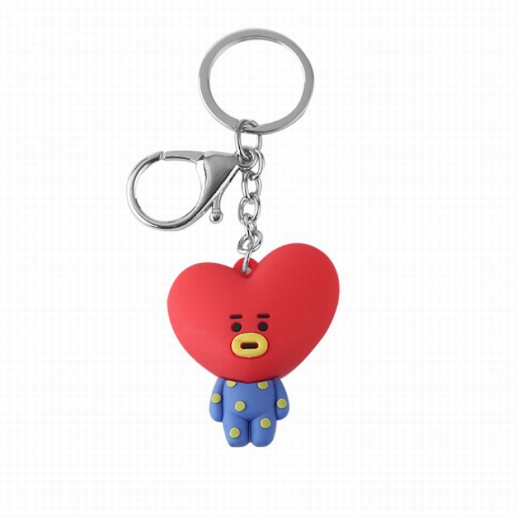 BTS Red hearts Keychain Pendant