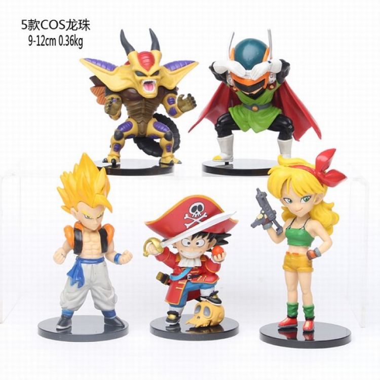 Dragon Ball a set of 5 Bagged Figure Decoration Model 12CM 0.36KG a box of 50 sets