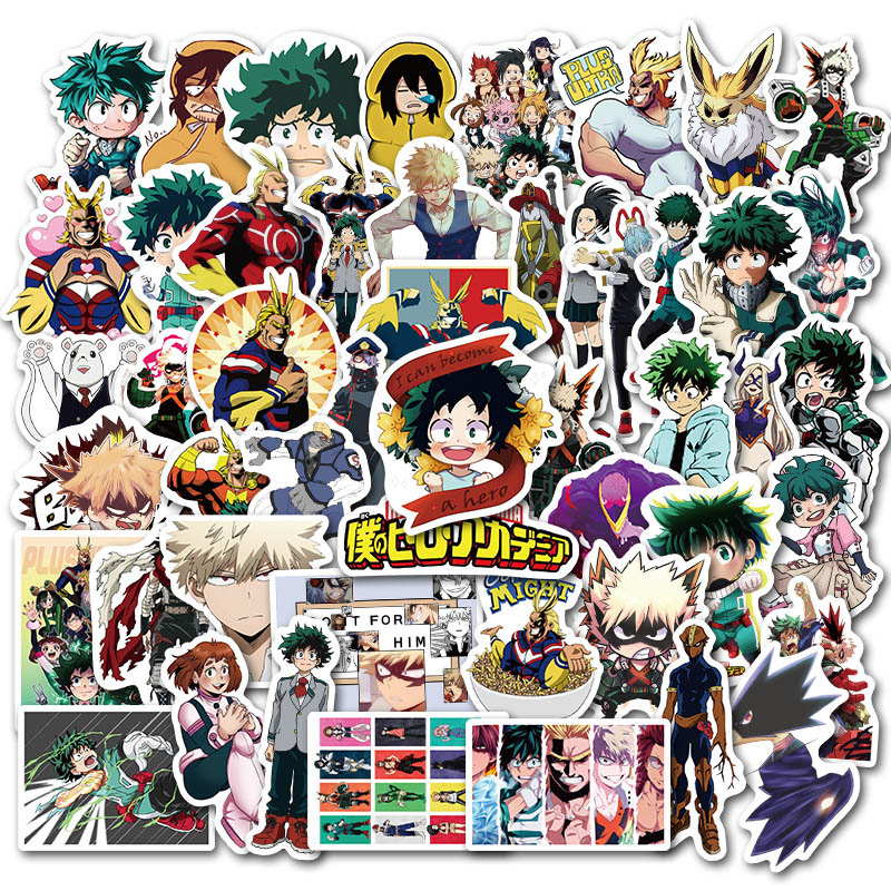 My Hero Academia anime waterproof stickers set(50pcs a set) price for 5 set