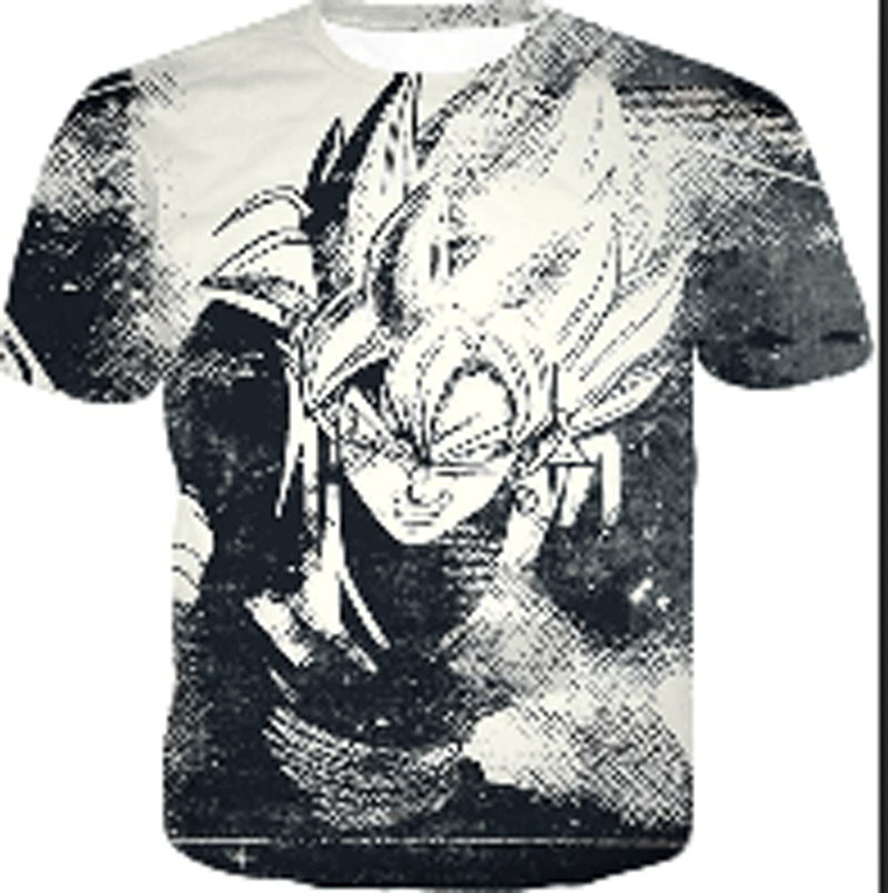 dragon ball anime 3d printed tshirt 2xs to 4xl