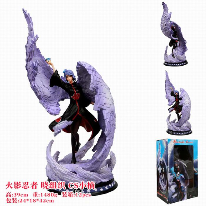 Naruto Akatsuki CS Konan Boxed Figure Decoration Model 39CM 1.48KG a box of 12