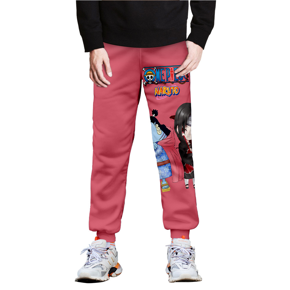 naruto one piece anime 3d printed pants 2xs to 4xl