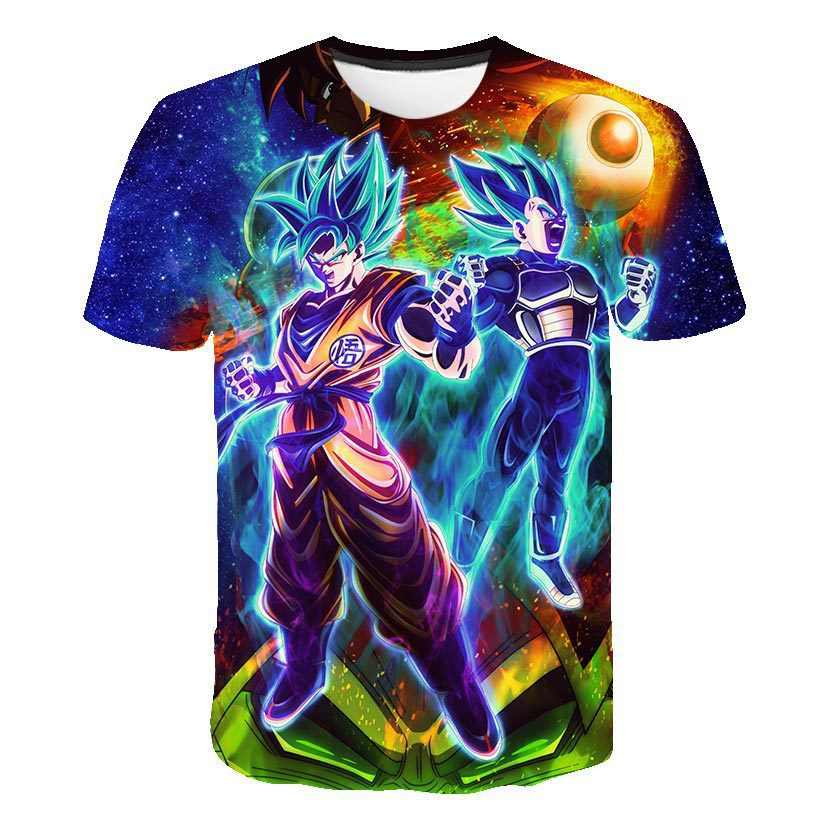 dragon ball anime 3d printed tshirt 2xs to 4xl