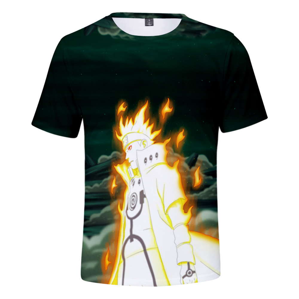 naruto anime 3d printed tshirt 2xs to 4xl