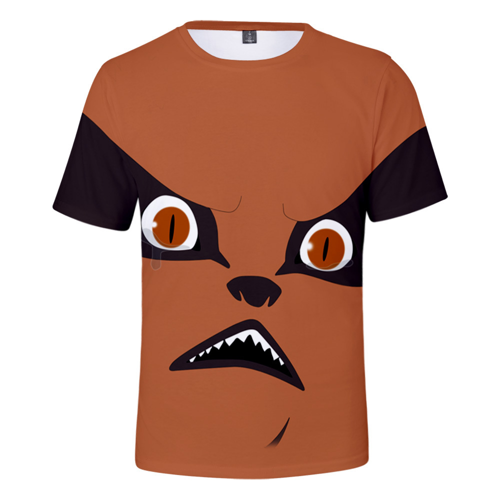 naruto anime 3d printed tshirt 2xs to 4xl