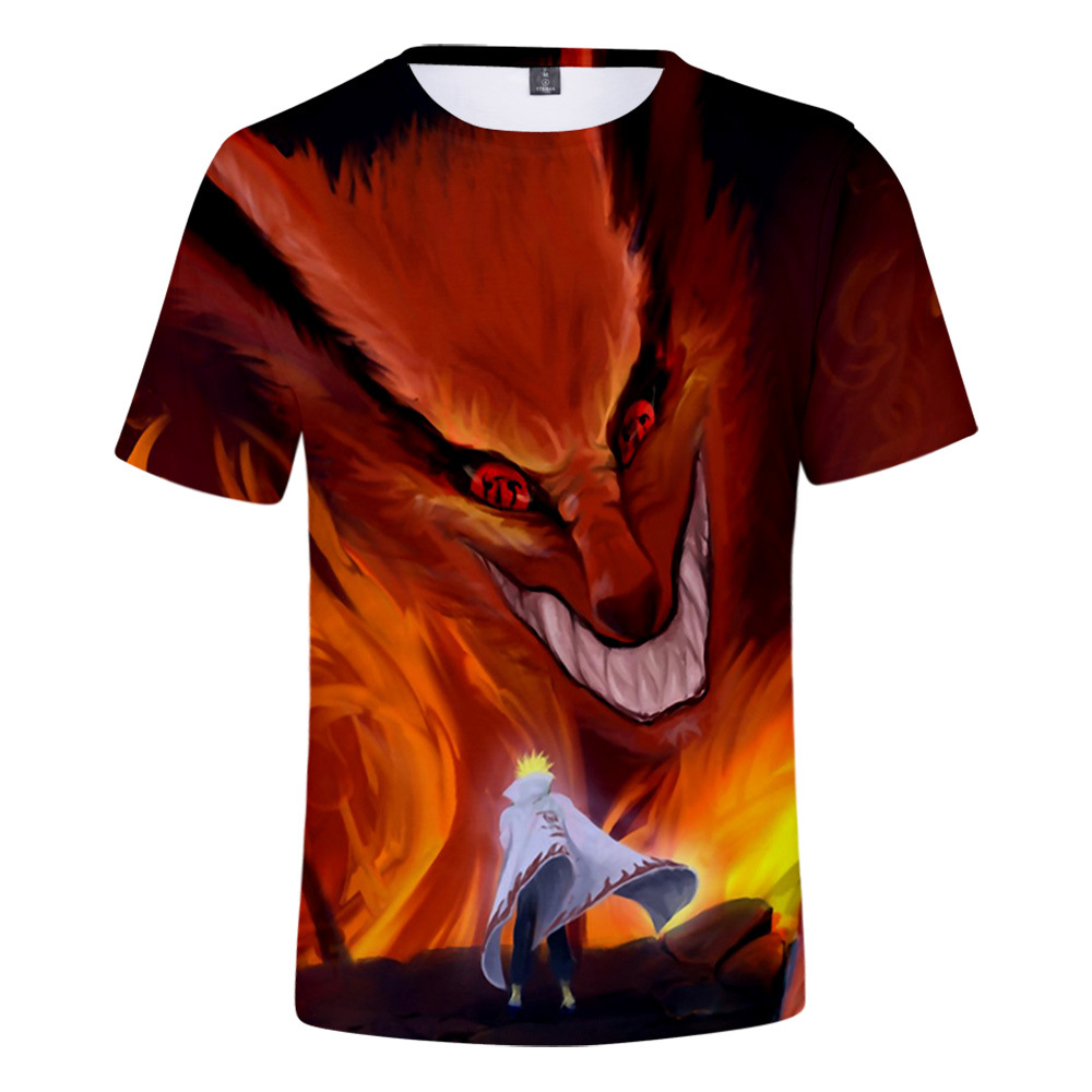 naruto anime 3d printed tshirt 2xs to 4xl