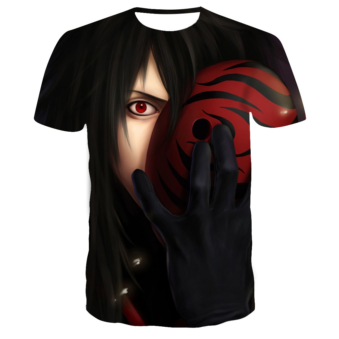 naruto anime 3d printed tshirt 2xs to 4xl