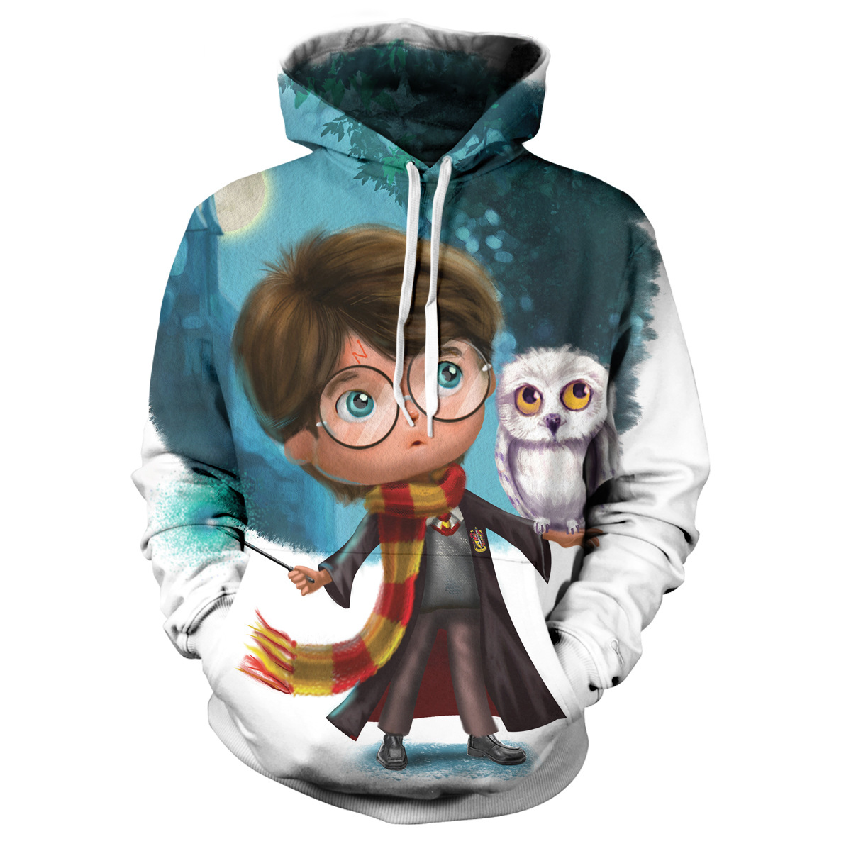 harry potter anime 3d printed hoodie 2xs to 4xl