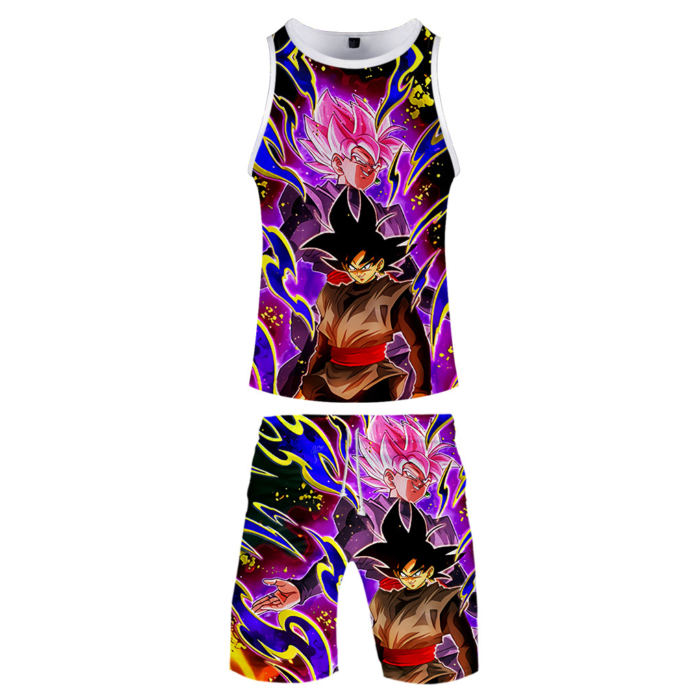 dragon ball anime 3d printed tshirt pants set 2xs to 4xl