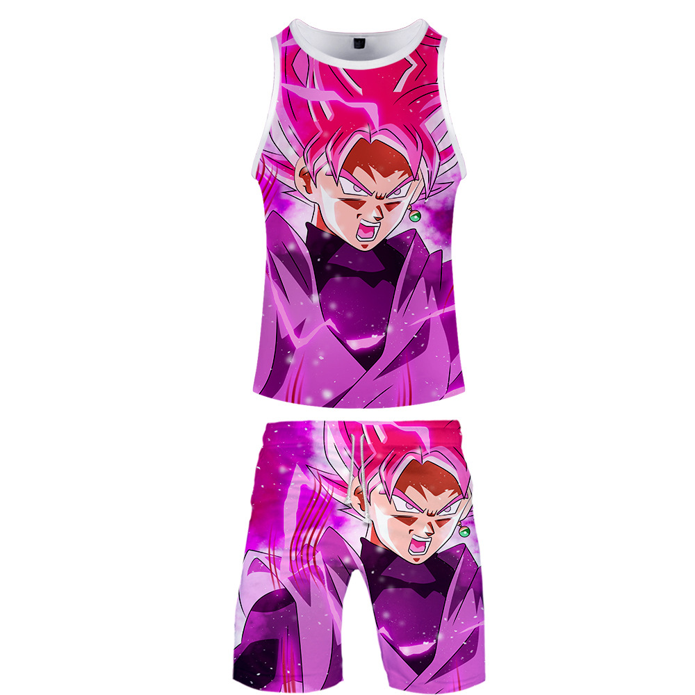 dragon ball anime 3d printed tshirt pants set 2xs to 4xl