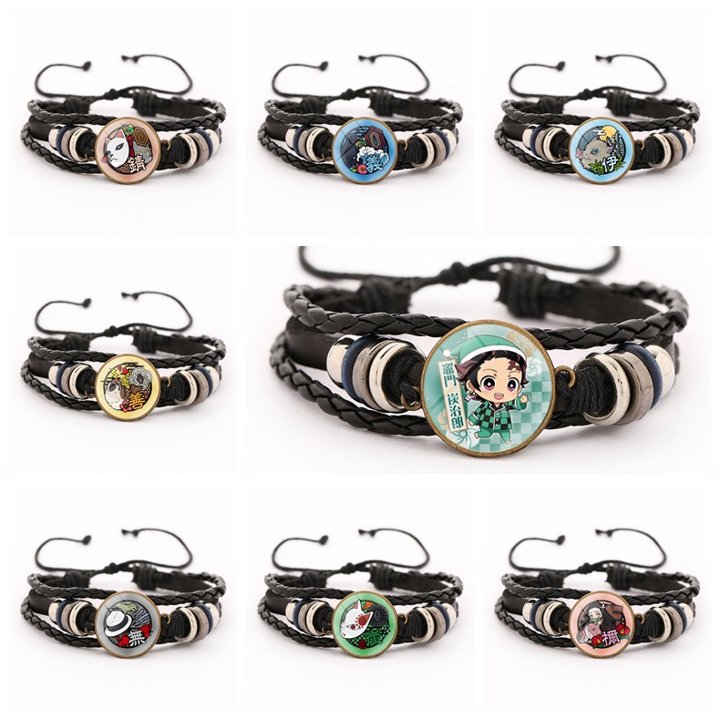 demon slayer anime bracelet