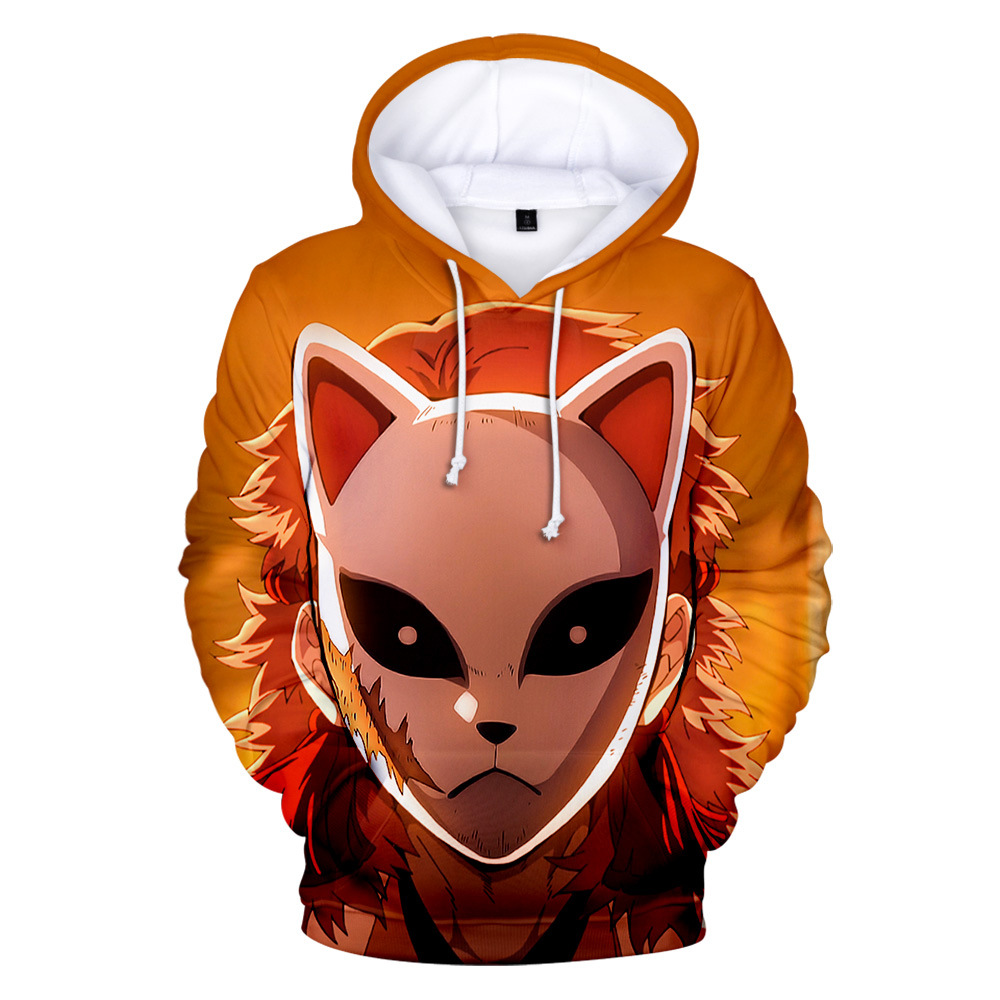 demon slayer anime 3d printed hoodie 2xs to 4xl