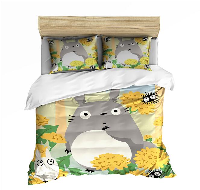 totoro anime bedsheet set US-FULL200cm×229cm welcome custom design