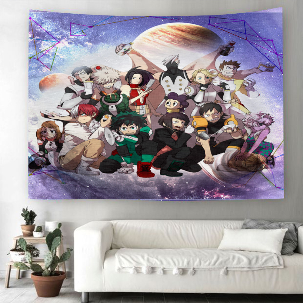 my hero academia anime tapestry 150*200cm