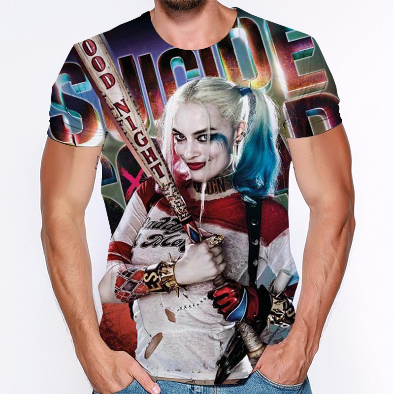 Harley Quinn 3d printed tshirt