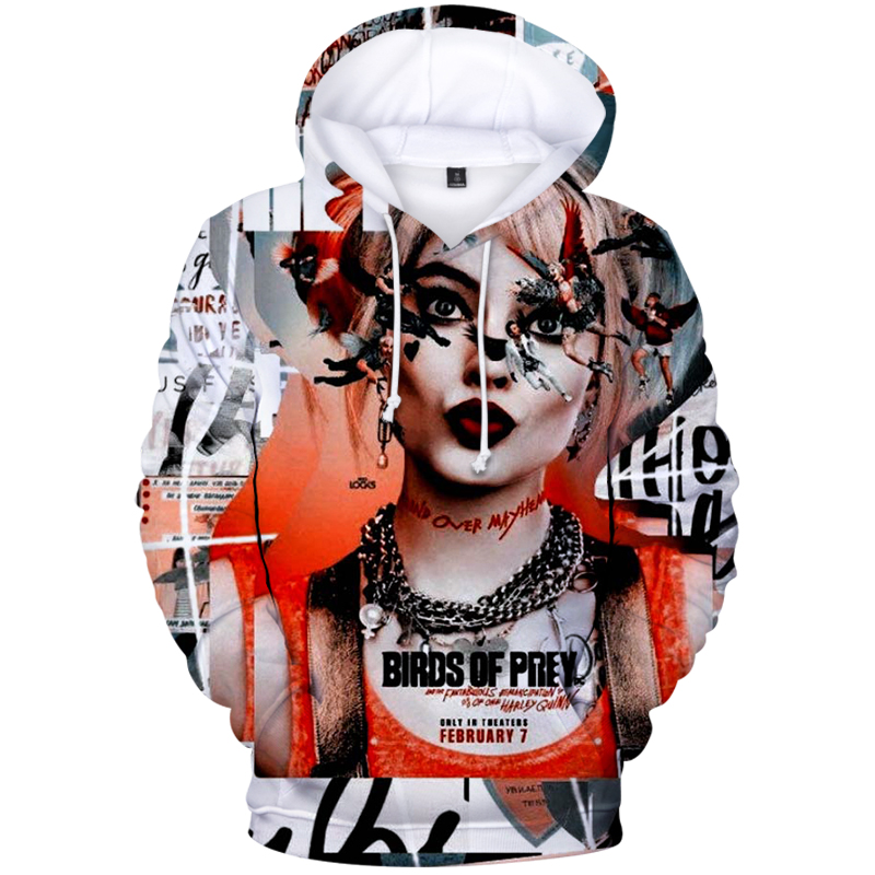 Harley Quinn 3d printed hoodie