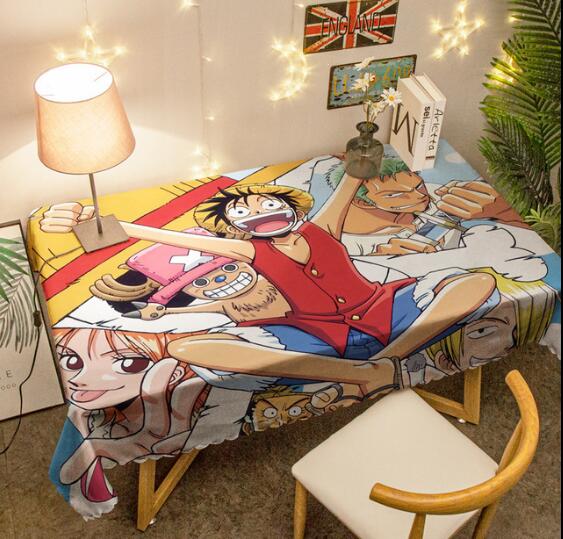 one piece anime 3d printed table cloth 130*180 welcome custom design