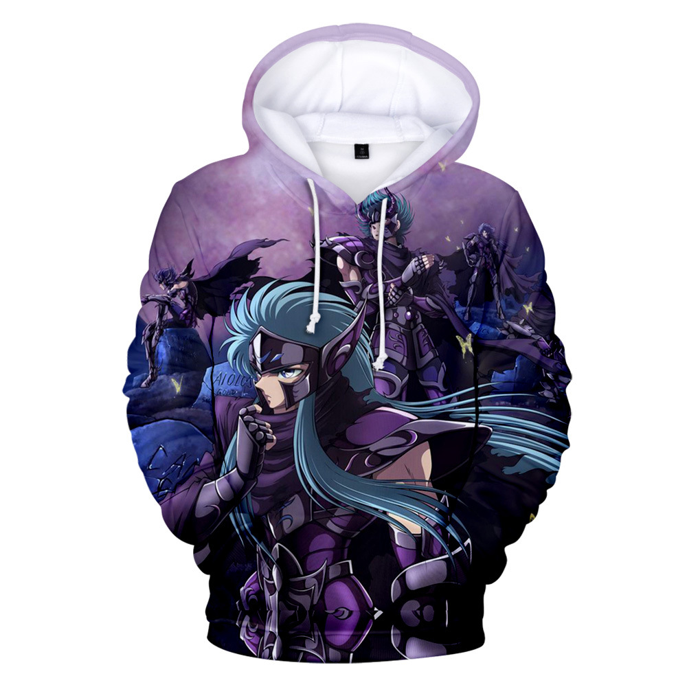 saint seiya anime 3d printed hoodie 2xs to 4xl