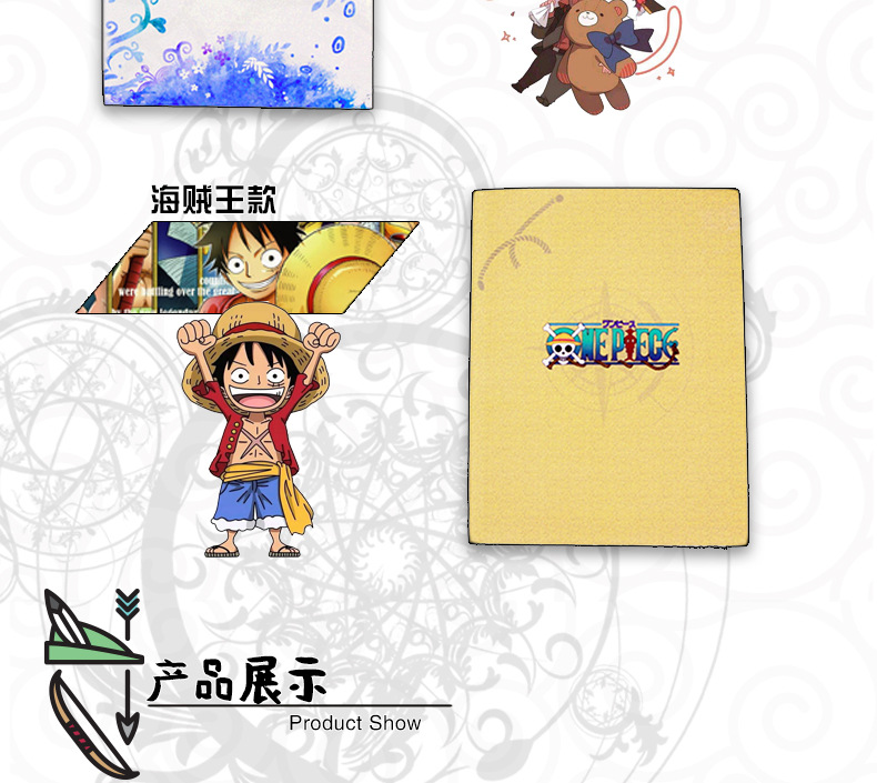 one piece anime notebook