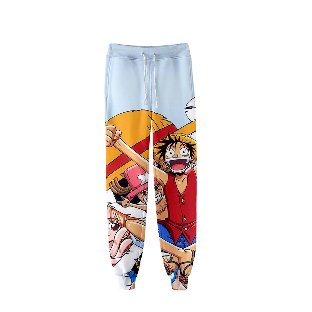 one piece anime 3d printed pants 2xs to 4xl