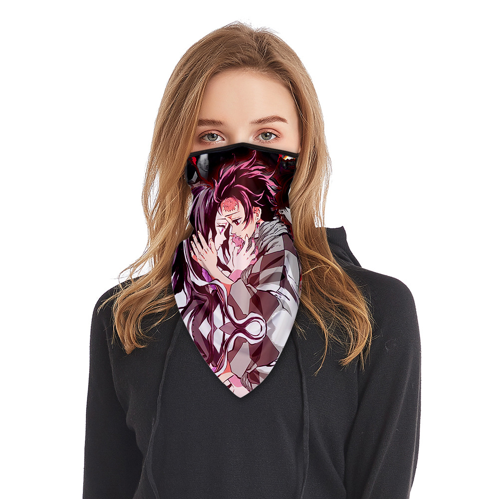 demon slayer anime face mask