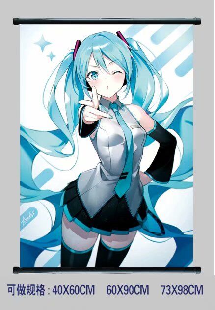 miku.hatsune anime wallscroll 60*90cm