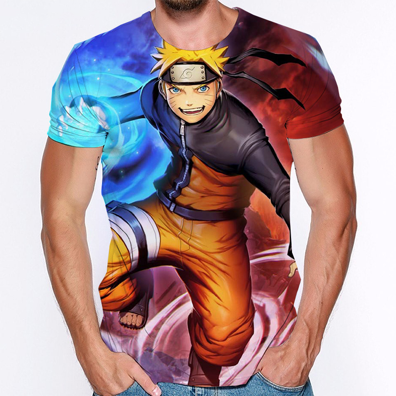 naruto anime 3d printed tshirt