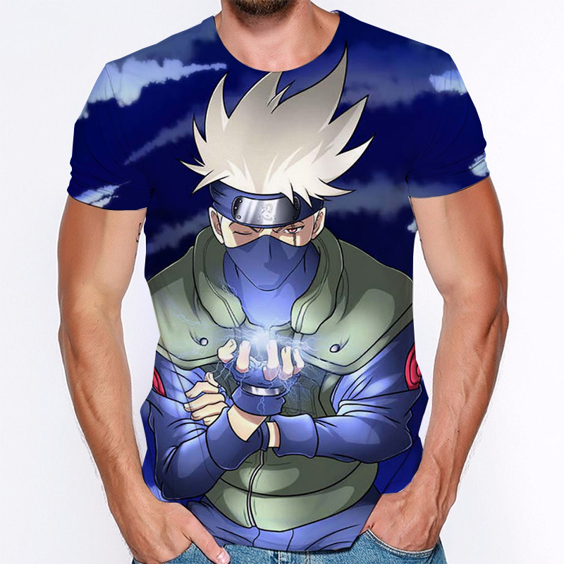 naruto anime 3d printed tshirt