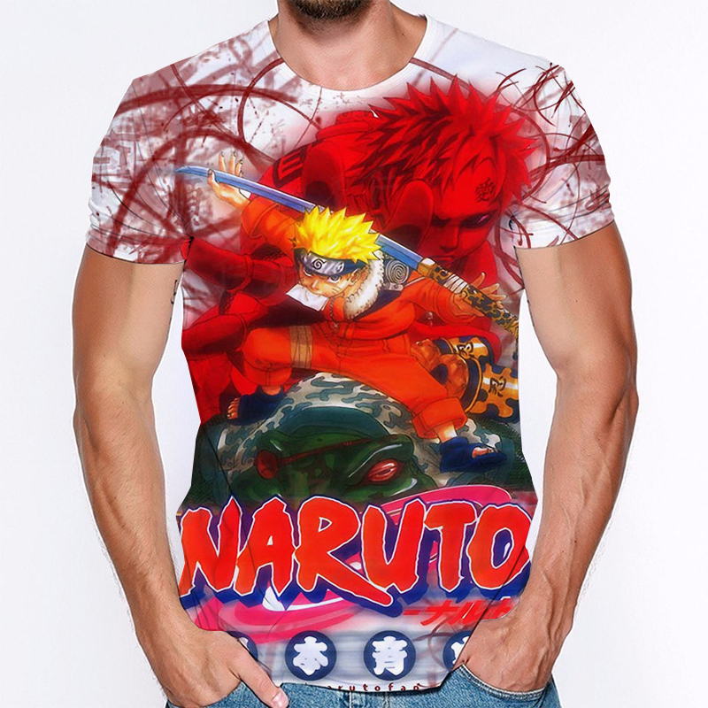 naruto anime 3d printed tshirt