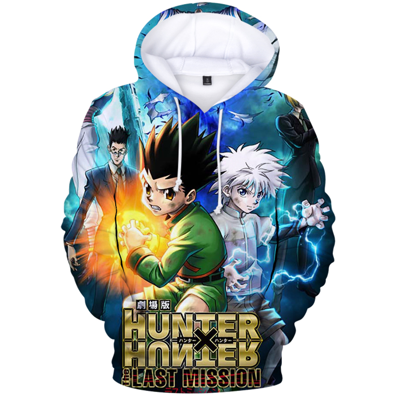 hunter hunter anime 3d printed hoodie