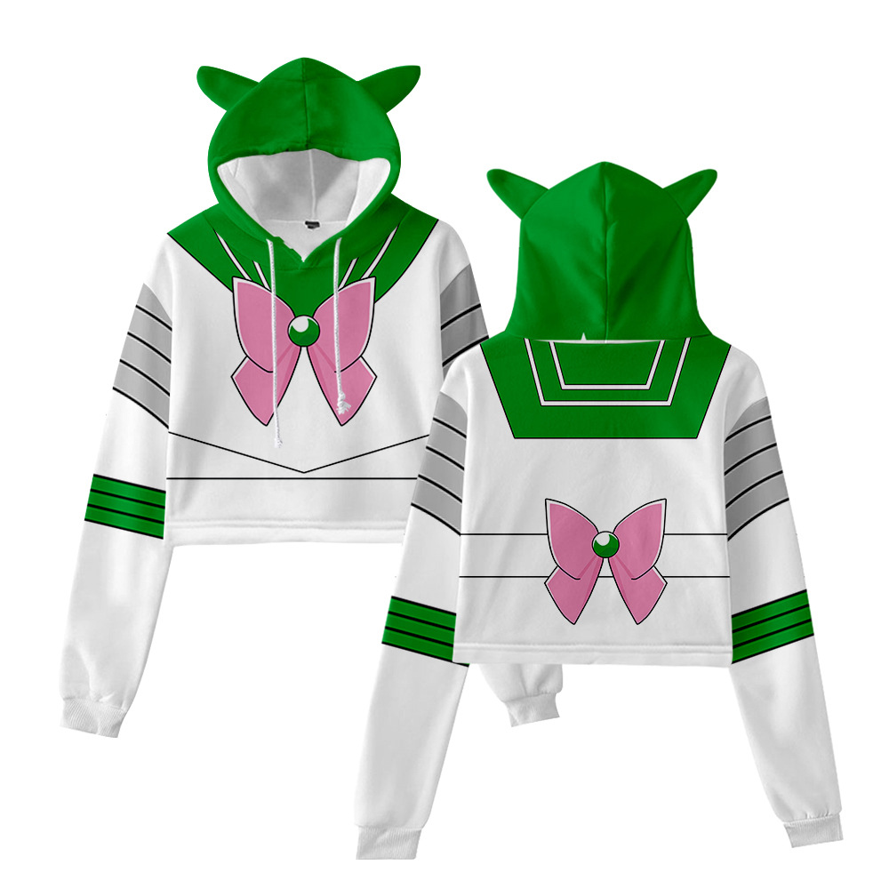 sailormoon anime 3d printed fashion hoodie