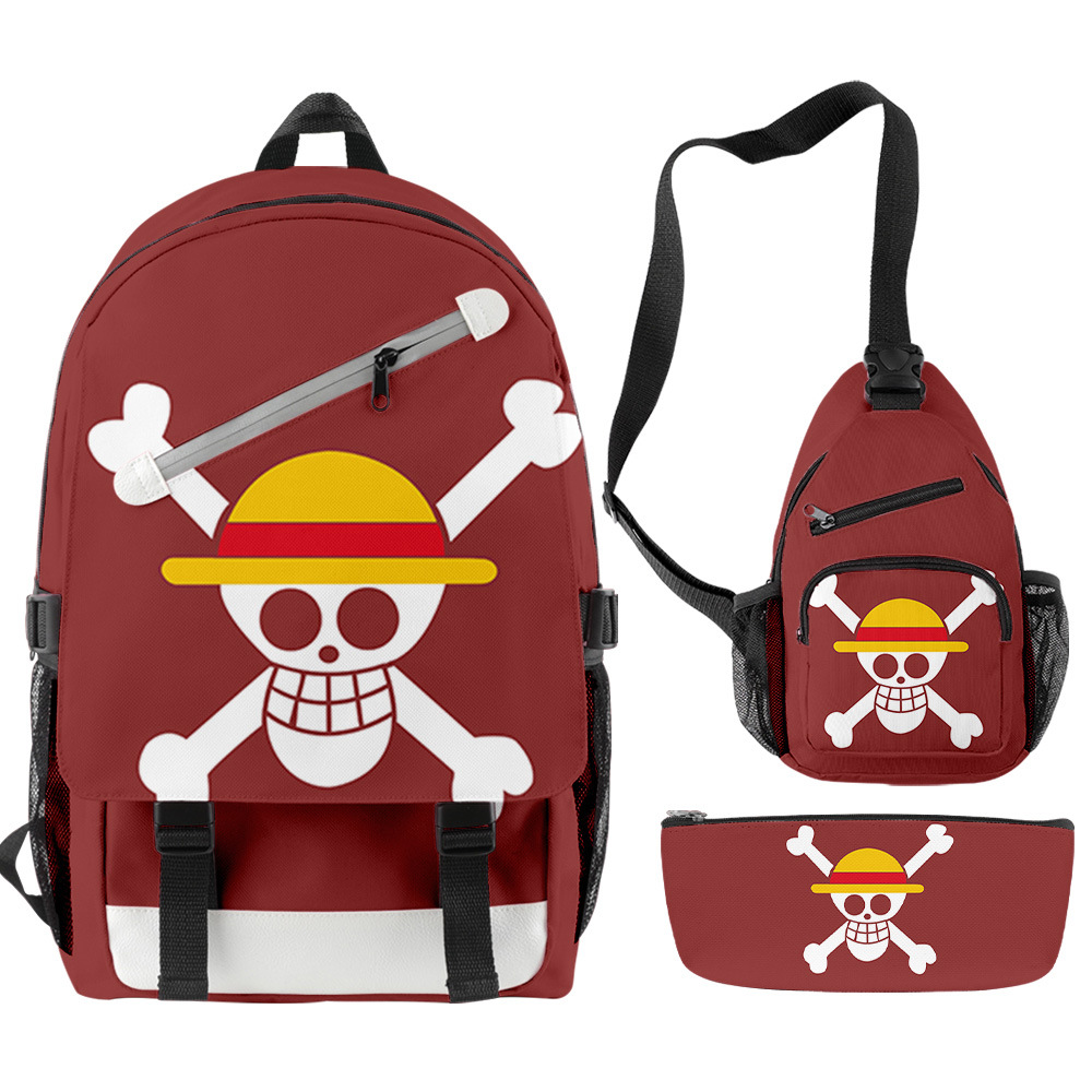 one piece anime bag set