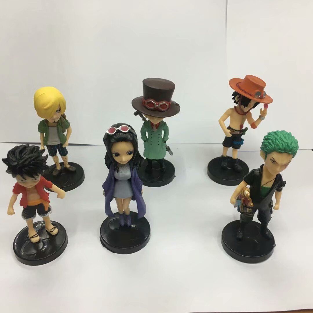 one piece anime figure set