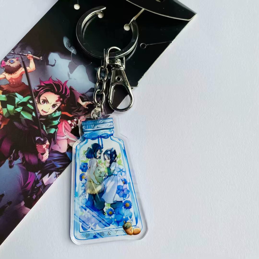 demon slayer anime keychain