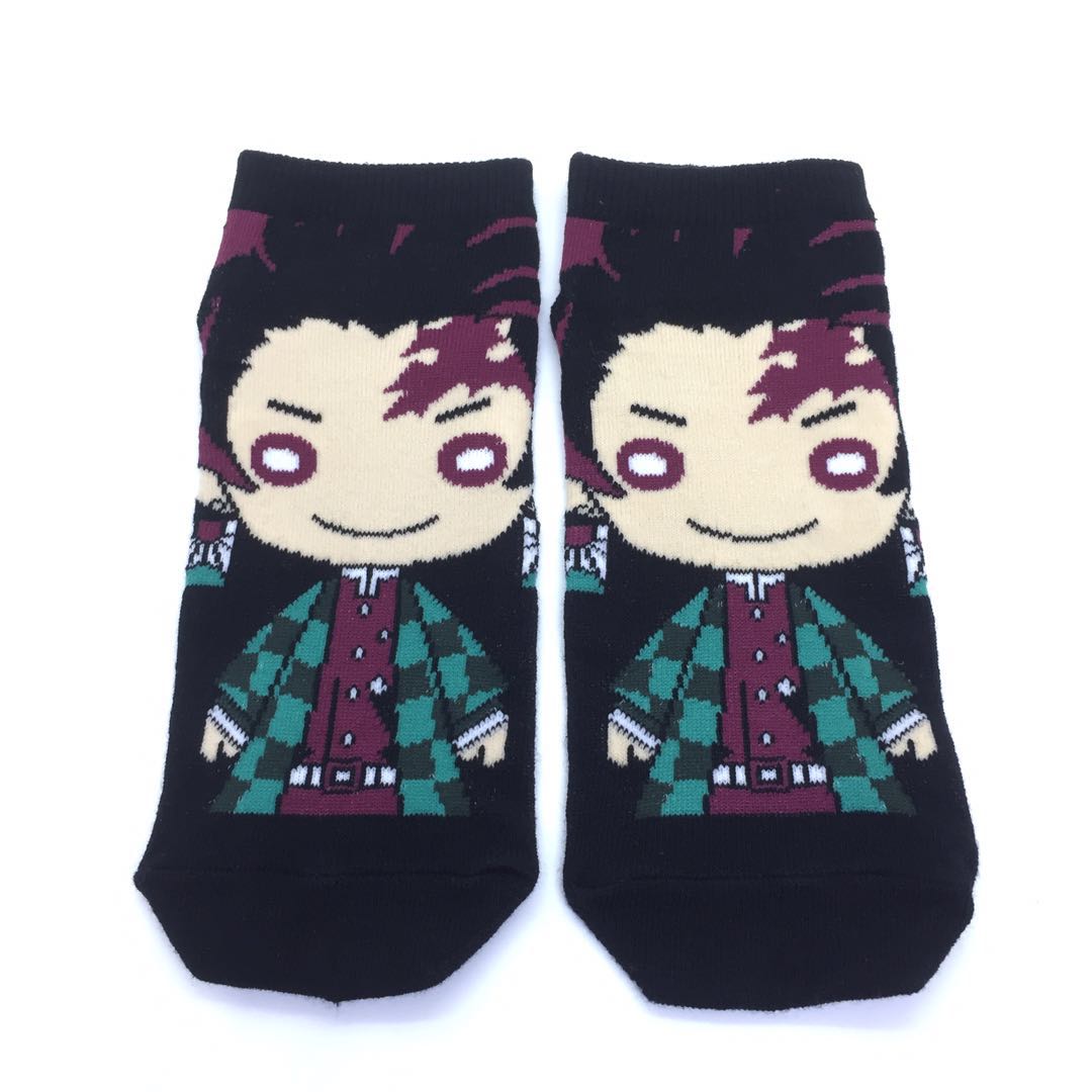 Demon Slayer : Kimetsu no Yaiba Cosplay For Adult Fashion Anime Short Socks