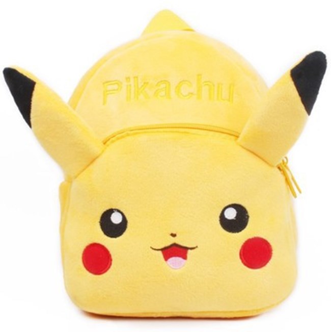 Pokemon Pikachu Kawaii Cartoon Bag For Kids Anime Plush Backpack Bags